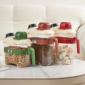 New Arrival Cartoon Plastic Food Storage Container Sealed Moisture-Proof Grain Storage Box - Product Image 4
