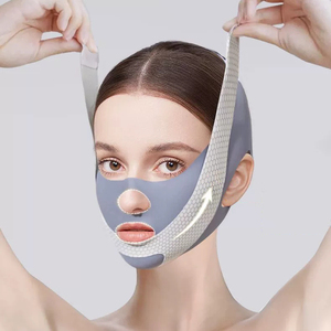 Double réducteur de menton V-Line Chin Cheek Lift Up Band <span class=keywords><strong>Anti</strong></span> Wrinkle Bandage Shape Lift Up Face Slimming Belt - Product Image 1