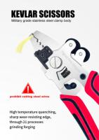 Herramientas FTTH Cable de fibra óptica Tres Pelacables de abrazadera Miller Pelacables multifunción 2 en 1 Pelacables de fibra óptica 2 en 1
