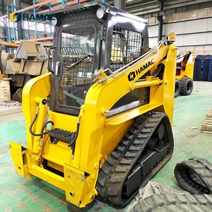 HAMAC Diesel Skid Steer Loader 890kg <b>Loading</b> Capacity Crawler Moving Type Skidsteer Track Loader for Earthmoving Projects - Product Image 5