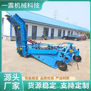Máquina cosechadora automática de patatas con transmisión de engranajes azul para uso agrícola - Product Image 4