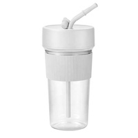 Mini presse-agrumes électrique portable rechargeable Insert Straw Drinking Multifunctional Household Fruit and Vegetable Machine
