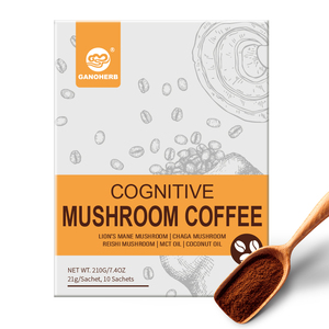 GANOHERB Cognitivo Hongo <span class=keywords><strong>Café</strong></span> OEM Orgánico Hongo <span class=keywords><strong>Café</strong></span> Mezcla Ganoderma Lucidum Reishi Hongo <span class=keywords><strong>Café</strong></span> Instantáneo - Product Image 2