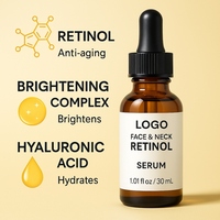 Suero Facial Antiarrugas con Logotipo Personalizado, Vitamina C, E, B5, Hidratante, Reparador, Calmante, Ácido Hialurónico, Blanqueador