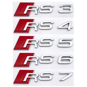 สติกเกอร์โลหะติด3D สำหรับรถ <span class=keywords><strong>Audi</strong></span> <span class=keywords><strong>S</strong></span> <span class=keywords><strong>Line</strong></span> S3 S4 S5 S6 S7 S8 RS3 RS4 RS5 RS6โลโก้รถ RS8อุปกรณ์ตกแต่งท้ายรถ - Product Image 2