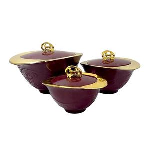 Deluxe Africano 3 Pz/set 0.6L + 1.2L + 2.5L ABS Isolati Casseruola Termo Piatto Caldo Scaldabiberon Contenitore Set - Product Image 1