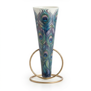 Vaso Decorativo de Porcelana para Bebidas, Vaso Impreso para Fiestas, Eventos, Bodas, Clubes, Hecho a Mano con Acabado de Alta Calidad - Product Image 1