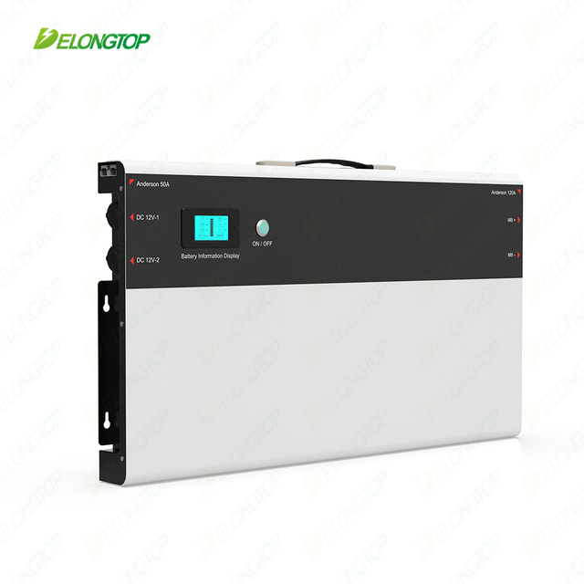 Solar Lead Acid Deep Cycle Battery 12v 100ah 150ah 200ah Slimline Lithium Battery Wall-mounted Model with M8 and Screen