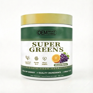 Suplemento de Frutas Vegano, Nutrición Natural, Pectina Sin Azúcar, Super Greens, Mejora la Inmunidad en Adultos, Dosis Personalizada, 24 Meses de Caducidad - Product Image 1