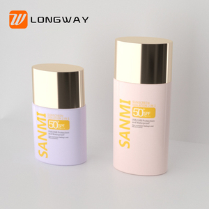 Nouveau flacon de protection solaire ovale en plastique de 30ml et rond de 50ml pour lotion <span class=keywords><strong>BB</strong></span> crème autres fluides - Product Image 5
