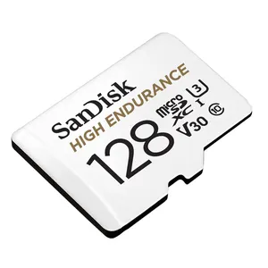 Оригинальная видеокарта SanDisk высокой выносливости, карта памяти TF SDXC 32 ГБ 64 ГБ C10 128 ГБ 256 ГБ для домашнего монитора Dash Cam