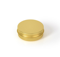 Pot en aluminium à couvercle vissé rond 10 ml 50 ml 60 ml 100 ml 120 ml 150 ml 200 ml 2/4 oz – Boîte métallique pour savon, baume à lèvres, cosmétiques, bougies
