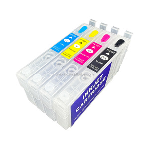 Cartouche d'encre rechargeable T405 pour imprimante Epson <span class=keywords><strong>WF</strong></span>-3820 <span class=keywords><strong>WF</strong></span>-<span class=keywords><strong>3825</strong></span> <span class=keywords><strong>WF</strong></span>-4820 <span class=keywords><strong>wf</strong></span>-4825 <span class=keywords><strong>wf</strong></span>-4830 <span class=keywords><strong>WF</strong></span>-7310 <span class=keywords><strong>wf</strong></span>-7830 <span class=keywords><strong>WF</strong></span>-7835 <span class=keywords><strong>wf</strong></span> 7840 405XL - Product Image 1