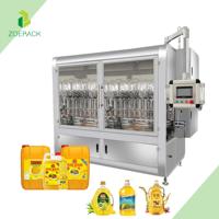 Type linéaire 500ml 5L huile de moutarde huile comestible salade cuisson olive légume palme huile de coco Machine de remplissage