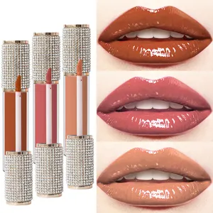 Popular Design Moisturizing Lip Makeup Private Label Lipgloss Pigmented Custom Nude Lip Gloss