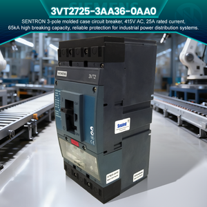 เบรกเกอร์แบบหล่อขึ้นรูป 3 โพล Siemens Gold Seller 3VT2 65kA รุ่น 3VT2725-3AA36-0AA0 - Product Image 2