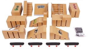Kit de <span class=keywords><strong>Skate</strong></span> Park plus grand, pièces de <span class=keywords><strong>rampe</strong></span> pour doigt, planche à roulettes, accessoires d'entraînement - Product Image 5