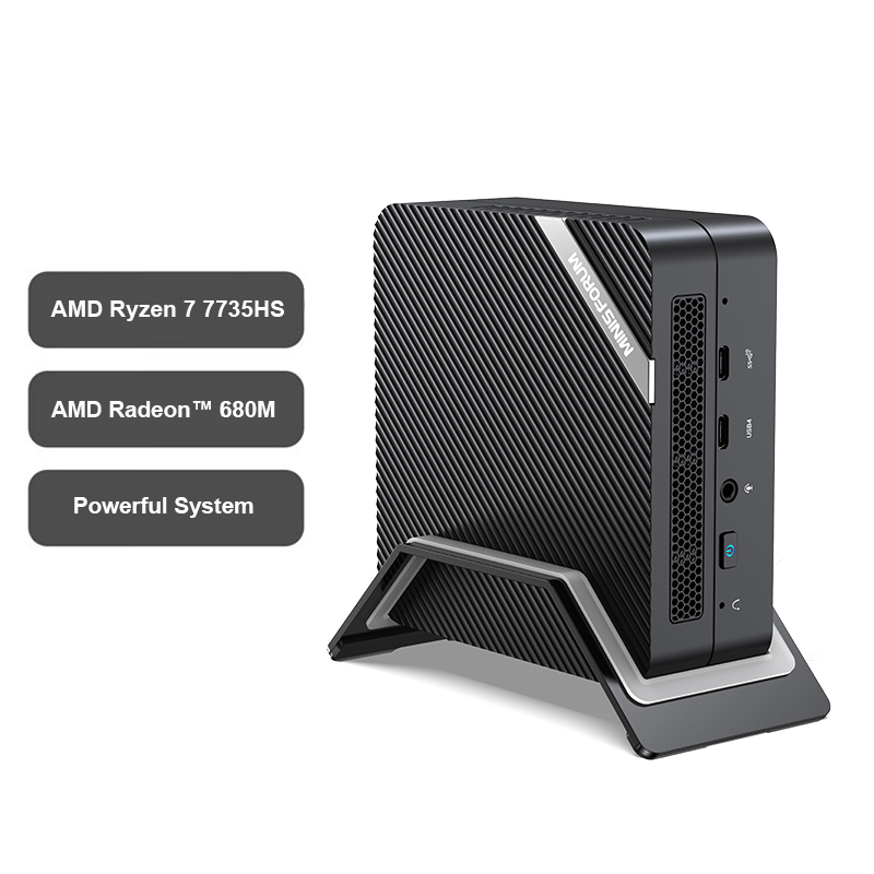 Minisforum UM773 Lite Mini PC - AMD R7 7735HS & Radeon 680M