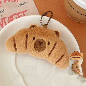 New Arrivals Classic Designs Donut <b>Doll</b> Pendant Cute Plush Animal Keychain Accessory for Girls - Product Image 4