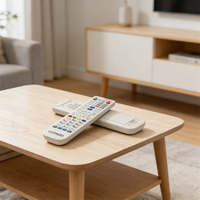 Control Remoto Inteligente Universal con Teclado y Función de Aprendizaje de Código RF para Smart TV y Android Box, Uso Doméstico