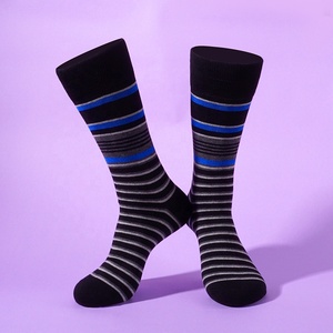 Nueva moda, venta al por mayor, divertidos 6 pares de puntos a cuadros, rayas, Funky, oficina, negocios, vestido, <span class=keywords><strong>calcetines</strong></span> para hombres, paquete - Product Image 5