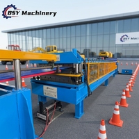 Máquina Automática de Alta Eficiencia para Fabricar Tejas Metálicas de Acero Galvanizado 840 900 850 1050, Máquina de Perfilado de Doble Capa