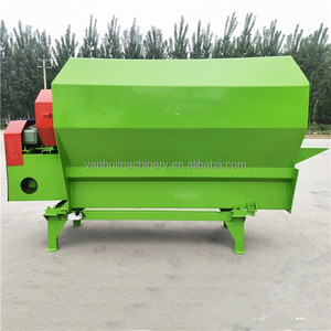 Mezclador de alimentación móvil Máquina mezcladora de hierba de ensilaje Máquina mezcladora de paja Mezclador de alimentación Tmr para Precio de animales de granja - Product Image 5
