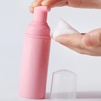 Botol Dispenser Lotion Perjalanan dari Plastik PP 2 oz dengan Pompa, Botol Busa Cair Mini