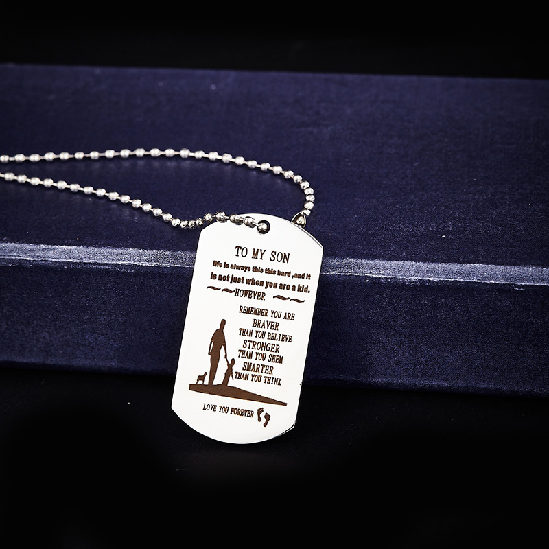 HYPERFOLD Double Sided Custom Keychain With Photo & Text - Personalized Engraved Stainless Steel Gift For Men, Boyfriend, Family