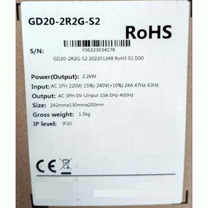 ไดรฟ์ปรับความถี่สามเฟส รุ่นใหม่ GD20 ซีรีส์ GD20-1R5G-4 GD20-2R2G-4 400V 1500W VFD มอเตอร์ไดรฟ์ GD20-1R5G-4 Vfd - Product Image 3