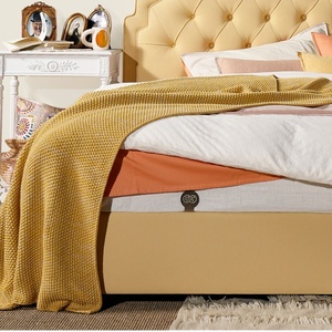 <span class=keywords><strong>Letto</strong></span> <span class=keywords><strong>matrimoniale</strong></span> in pelle con bottoni retrò <span class=keywords><strong>francese</strong></span> con Base a doghe in betulla, <span class=keywords><strong>un</strong></span> moderno e minimalista <span class=keywords><strong>letto</strong></span> a filo - Product Image 4