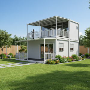 บ้านคอนเทนเนอร์สำเร็จรูปแบบโมดูลาร์ TOPPRE บ้านคอนเทนเนอร์ 2 ชั้น บ้านขนาดเล็ก 1 ห้องนอน พร้อมห้องครัวและห้องน้ำ - Product Image 4