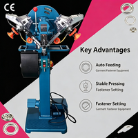Machine à œillets automatique de haute qualité, moteurs en parfait état, boutons manuels pour les boutiques de vêtements, avec acier et plastique