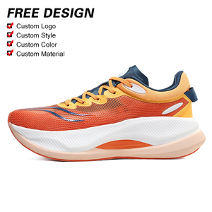 Giày chạy bộ lưới thoáng khí, đế dày, nhẹ, kiểu dáng thời trang unisex, thiết kế logo tùy chỉnh, chống mùi. - Product Image 1