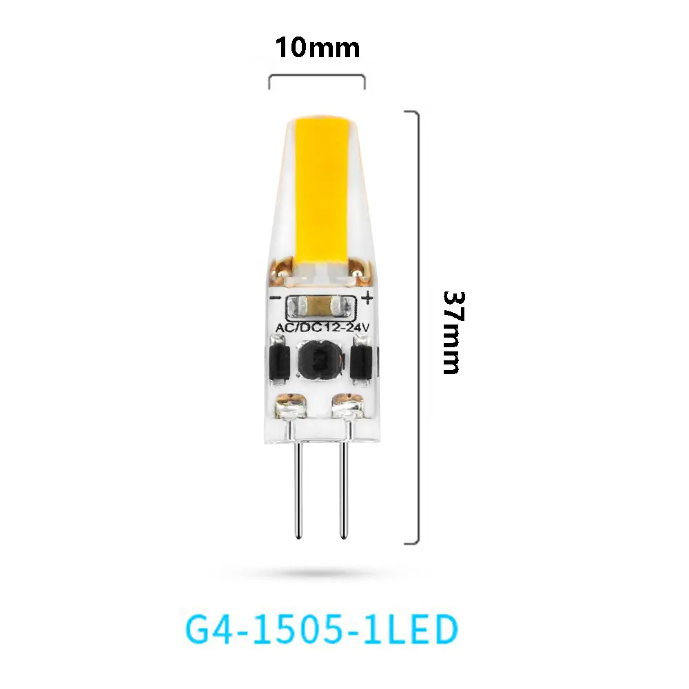 G4 LED Glühbirne COB AC DC 12V 24V 2,5 W 1,5 W Lampe Warme kühle weiße Glühbirne