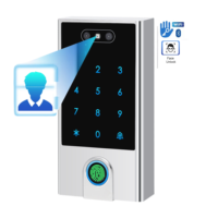 Cerradura Inteligente para Exteriores Resistente al Agua con Reconocimiento Facial, Control de Acceso sin Llave, Bluetooth, WIFI, Control Remoto, Huella Dactilar y RFID