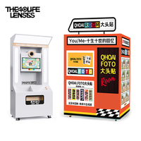 Machine Photobooth Rapide et Pratique, Photobooth Créatif pour Selfies, Photobooth Coréen avec Autocollants Amusants, Garantie Gratuite d'un An
