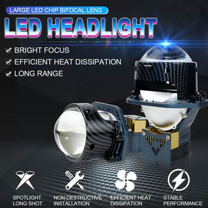 Proyector Bi-LED de Alta Calidad de 120W y 16000 Lúmenes, Lente Láser Bi de 3 Pulgadas, Lente HD, Reflector Dual, Faro LED de Doble Láser - Product Image 4