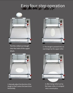 Hot Selling Pizza <b>Dough</b> Sheeter <b>Machine</b> Pizza <b>Dough</b> <b>Roller</b> Press <b>Machine</b> <b>Dough</b> Sheeter for Home Use - Product Image 4
