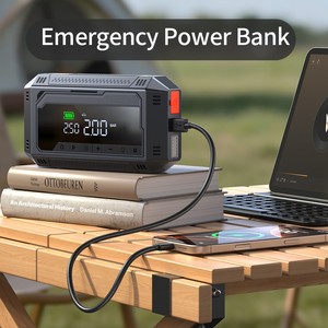 Démarreur de voiture multifonctionnel avec compresseur d'air, <span class=keywords><strong>batterie</strong></span> de 10000 mAh, gonfleur de pneus numérique 150 PSI, <span class=keywords><strong>batterie</strong></span> externe - Product Image 5