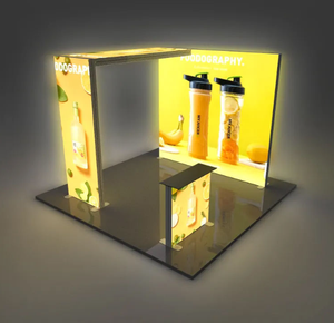 Tin tưởng 10ft x 10FT 10cm độ dày 4-5m Chiều cao thiết kế chuyên nghiệp dễ dàng lắp ráp hấp dẫn sáng Hộp đèn triển lãm thương mại hiển thị - Product Image 6