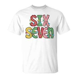 Camiseta Six Seven 67 con meme navideño para profesores para mujer - Product Image 1