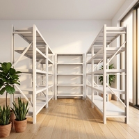 Étagères de rangement métalliques sans boulons, couleur personnalisée, multi-niveaux, réglables, pour garage, entrepôt, atelier, rangement domestique