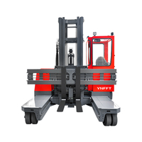Carrello Elevatore Elettrico Multidirezionale a 4 Vie da 3,5 Tonnellate, con Batteria al Litio per Movimentazione di Materiali Lunghi in Corridoi Stretti
