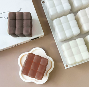 6 piezas de vela perfumada molde Mousse pastel Chocolate herramienta de bricolaje - Product Image 3