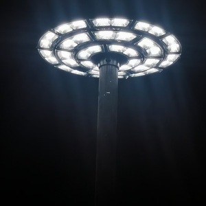 Lampadaire solaire LED IP65 5000K lumière du jour, télécommande, cellule solaire Poly-Si, corps en alliage d'aluminium, garantie 10 ans, 144 faisceaux - Product Image 2