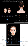 Appareil Portable de Remodelage Facial, Lifting Musculaire du Visage, Anti-âge, Élimination des Rides, Réduction des Poches sous les Yeux, Raffermissement du Front