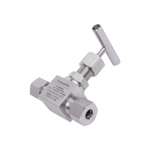 Válvula de Aguja Yuzhou Machinery, Conexión de Compresión de 1/4 Pulgada, Tipo de Corte de Alta Presión - Product Image 1