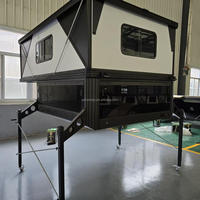 Camper 4x4 sur mesure, étanche, en aluminium, avec toit relevable, pour aventures en plein air