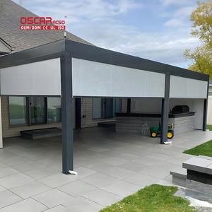 Kits de gazebo à toit en persienne motorisé 3X3 4X3 <span class=keywords><strong>4X4</strong></span> 5X3 6X3M Aluminium avec lumières LED Jardin Patio Cour Pergola - Product Image 1